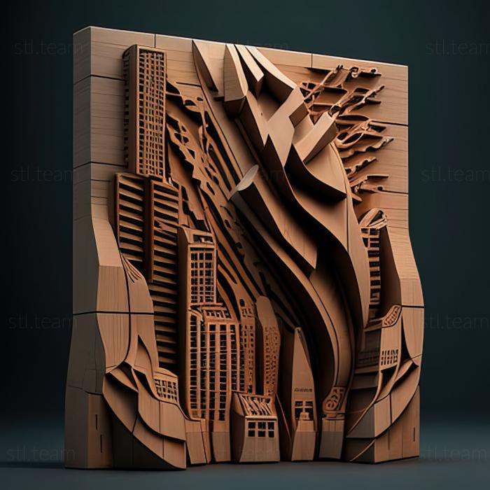 3D модель Ул городской (STL)